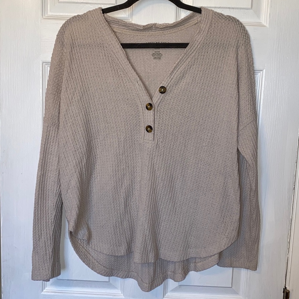 American Eagle Henley sweater